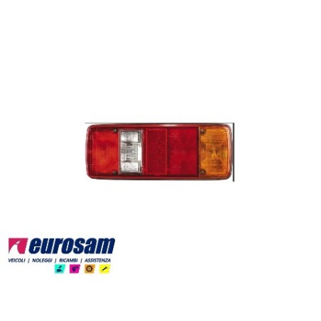 TRASPARENTE VETRINO POSTERIORE 5 POSIZIONI DX/SX MAN L2000 M2000