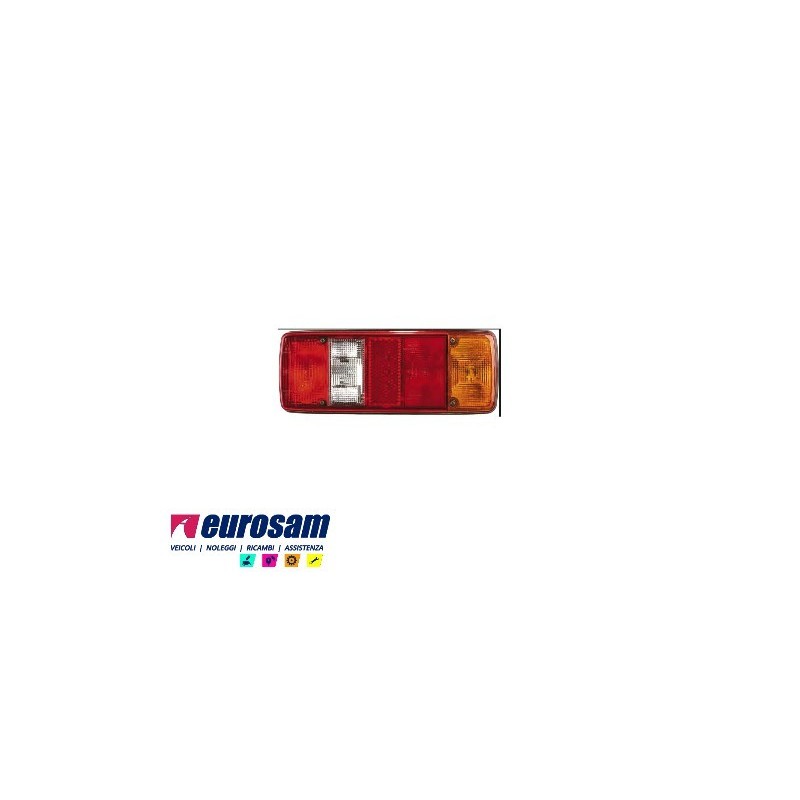FANALE POSTERIORE SX CON LUCE TARGA MAN TGA TGM TGX TGL TGS