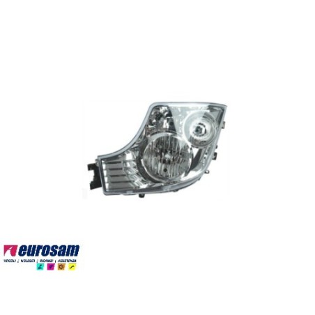 PROIETTORE FARO ALOGENO  SX MERCEDES ACTROS MP4